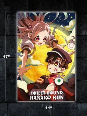 Toilet-Bound Hanako-Kun anime show poster - 11x17 wall art print merch manga